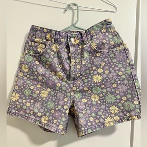 Zara flower shorts